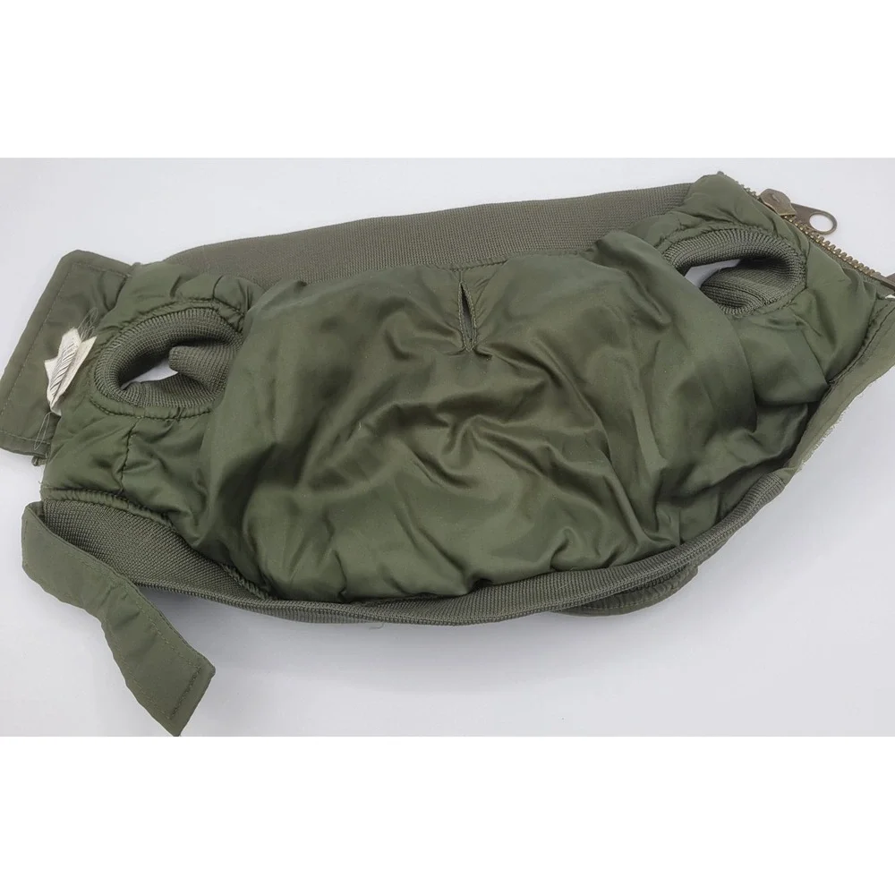 Top Gun Air Force Pet apparel Bomber Jacket Green Military Flight Coat Small‎